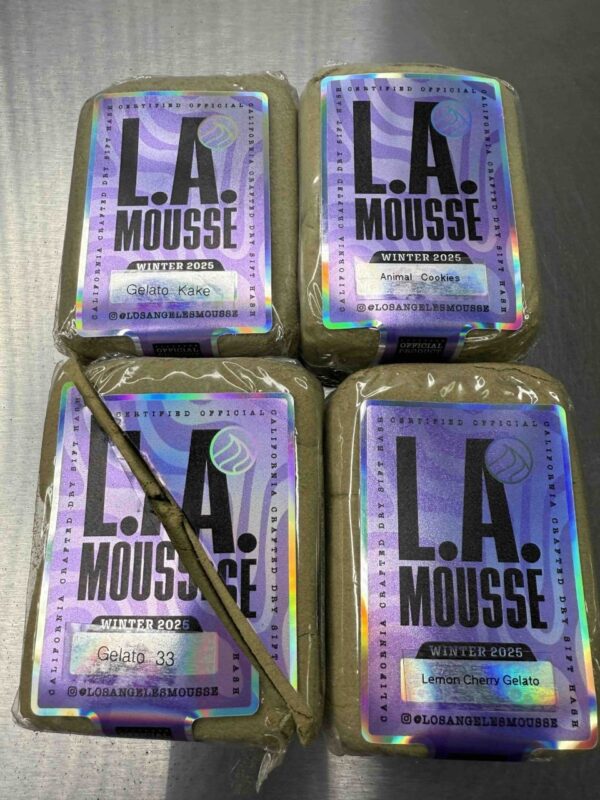 Buy Los Angeles Mousse soft hash with creamy texture and earthy aroma