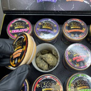 Kaws Moonrocks cannabis concentrate available for purchase – premium flower with kief and hash oil