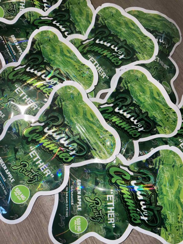 buy Runtz Gummies online – colorful THC edibles in branded packaging