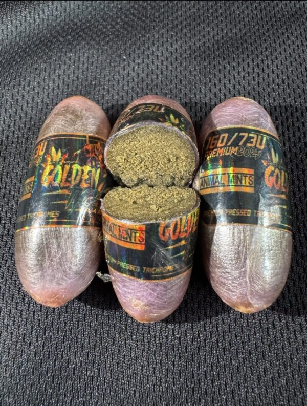 Buy Frozen Dry Sift Eggs online – golden, cold-cured solventless hash made from fresh-frozen cannabis, rich in terpenes and perfect for dabbing.