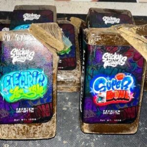 STICKY FINGERS dry sift hash in glass jar – premium solventless hash for sale online