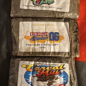 Buy Premium Static Hash online – golden dry sift resin with pure trichomes, rich aroma, and smooth texture crafted by static extraction.