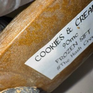 Buy Cookies & Cream Frozen Sift premium cannabis concentrate
