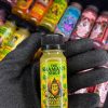 Buy THC syrup with smooth liquid texture and infused cannabis concentrate