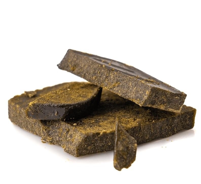 Frozen sift hash showing fine trichomes separated from fresh frozen cannabis for terpene-rich purity